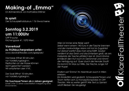 Regiehospitanz bei "Making-of Emma" und "Die Knödelakademie"